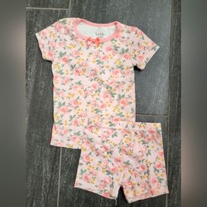 Nicole Miller Toddler Girls Pink Floral Pajamas Set 4T